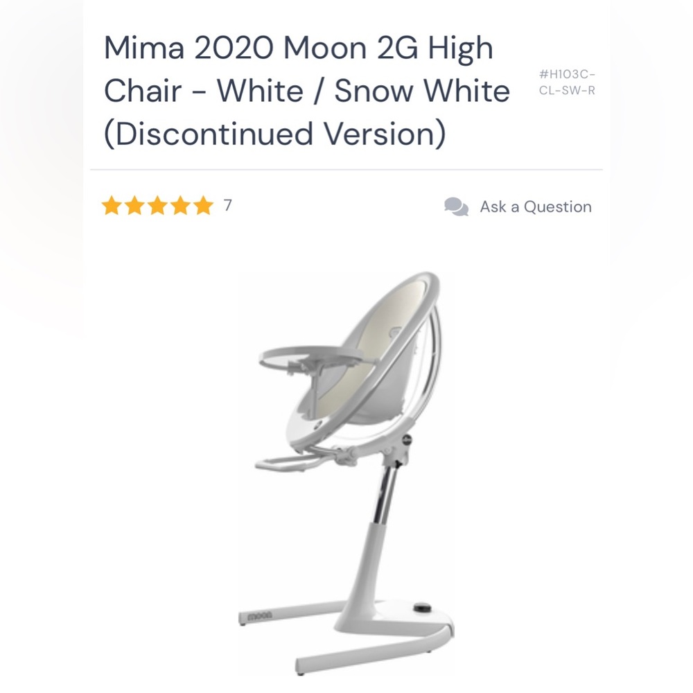 Mima Moon 2G Highchair